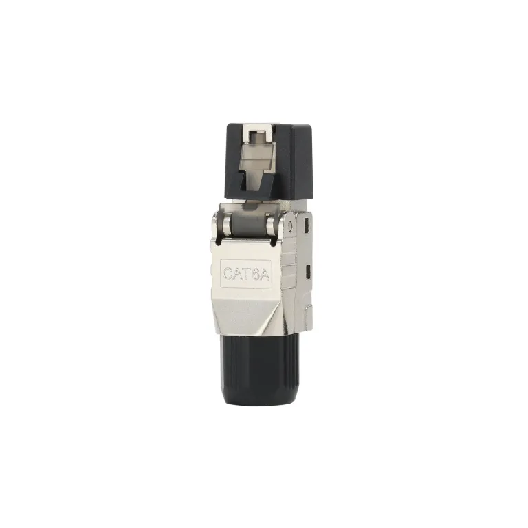سوکت شبکه شیلددار بدون نیاز به ابزار پرس 7 CAT6A اتصال سریع