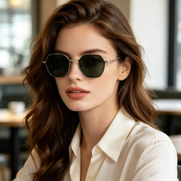 عینک آفتابی فلزی رترو صادراتی اروپایی و آمریکایی با حس لوکس و ست‌شدنی مد روز مناسب تعطیلات در فضای باز و رانندگی ضد اشعه و پلاریزه