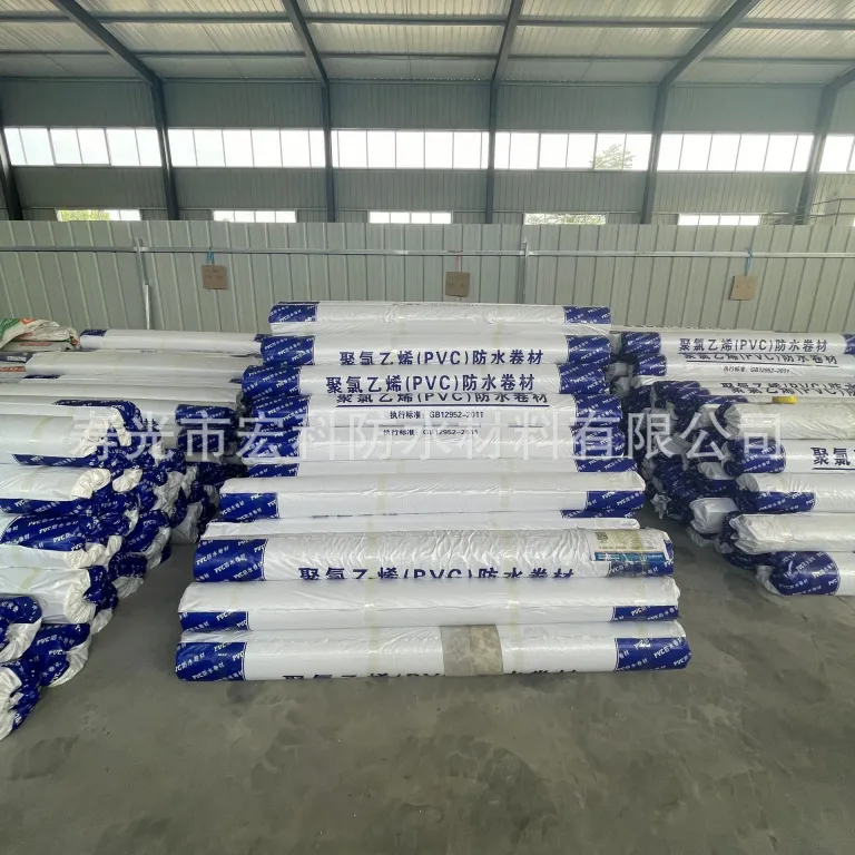 ورق ضدآب PVC، پلی‌وینیل کلراید پلیمری تقویت‌شده داخلی مقاوم در برابر نفوذ ریشه، ورق ضدآب ساختمانی برای زیرزمین