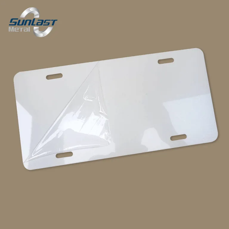 پلاک سفارشی آلومینیومی سابلیمیشن 15*30cm انتقال حرارتی 6*12 اینچی خام آمریکایی قابل شخصی‌سازی