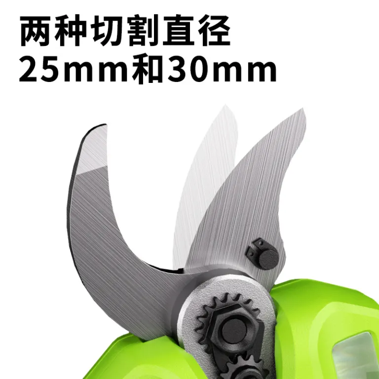 قیچی هرس شارژی بی‌سیم برقی باغبانی 21V مخصوص درختان میوه قابل شارژ 30MM