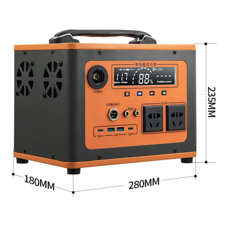 پاوربانک جدید 220V با ظرفیت بالا و قابل حمل برای سفر، پخش زنده، کمپینگ و برق اضطراری