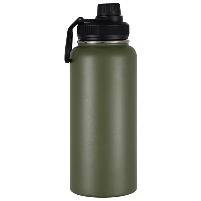 قمقمه ورزشی استیل 304 مخصوص فضای باز و کوهنوردی، 32oz با ظرفیت بالا، وکیوم و مناسب خودرو