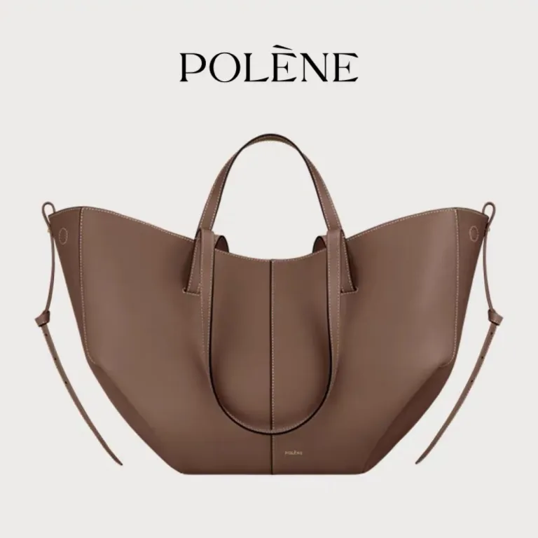 کیف توت کراس‌بوردر مدل بال‌دار polene مدل جدید Cyme کیف دوشی چرم گاوی کیف دستی گنجایش بالا