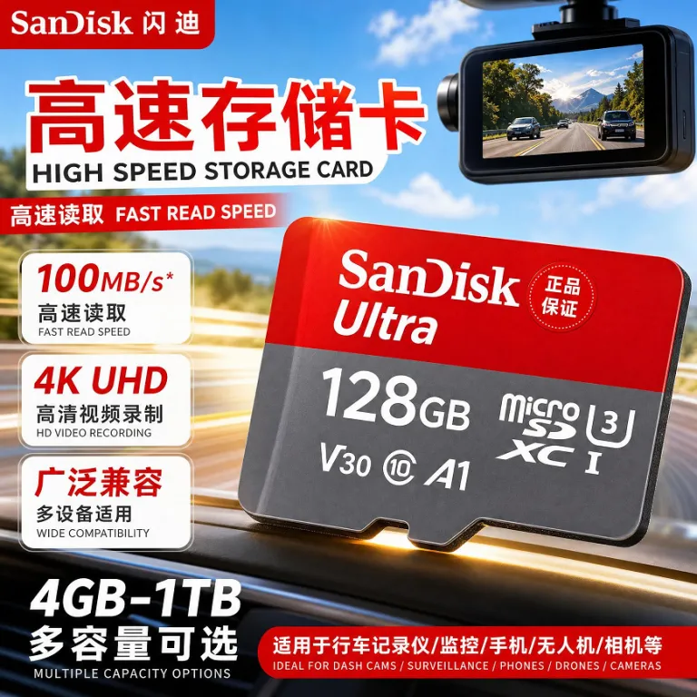 کارت حافظه micro sd پرسرعت مناسب 16g و class10 برای دوربین ثبت وقایع و فلش