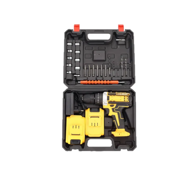 دریل برقی چندکاره Electric drill پیچ‌گوشتی برقی خانگی دریل ضربه‌ای پرقدرت
