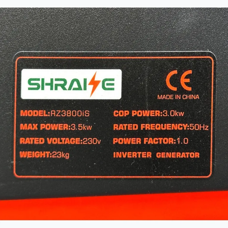 پیشنهاد ویژه موجودی 3kW ژنراتور اینورتر بنزینی قابل حمل 220V پریز ضدآب صنعتی استارت دستی