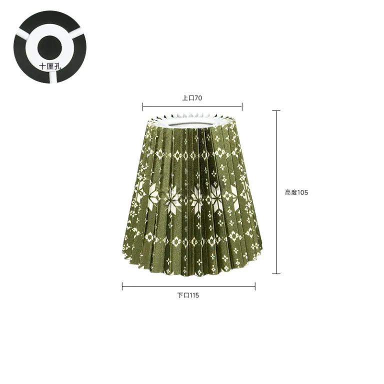 آباژور پارچه‌ای طرح کریسمس مناسب اقامتگاه، هتل، چراغ کنار تخت و دیوارکوب، تزئینات جشن کریسمس و چراغ رومیزی