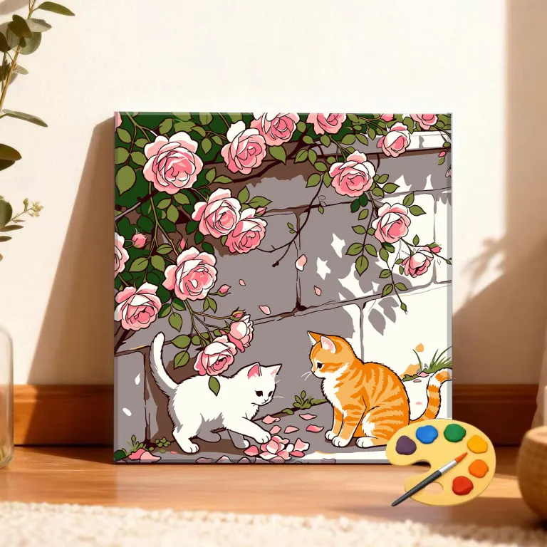 30*30 نقاشی رنگ‌روغن دیجیتال منظره روستایی، نقاشی دستی DIY برای پر کردن، نقاشی اکریلیک تزئینی منظره خیابان و کافه، عمده‌فروشی موجود در انبار