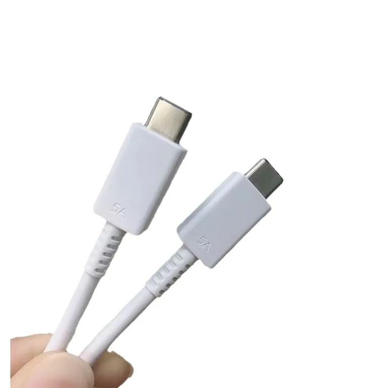 کابل شارژ سریع اورجینال سامسونگ 5A note20 S20 دو type-c45W سوپر شارژ