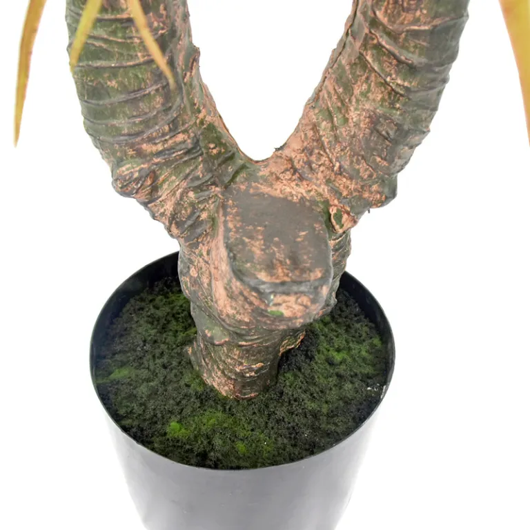 درخت مصنوعی دراسنا 160cm یوکا سرنیزه‌ای برای دکوراسیون داخلی، گلدان و گیاه آپارتمانی