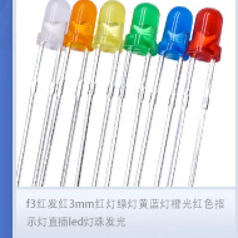 5mm دیود f5 بدنه سفید نور قرمز نانویی آبی ضدعفونی UV چراغ هشدار روشنایی دیود ال‌ای‌دی DIP دیود نورانی