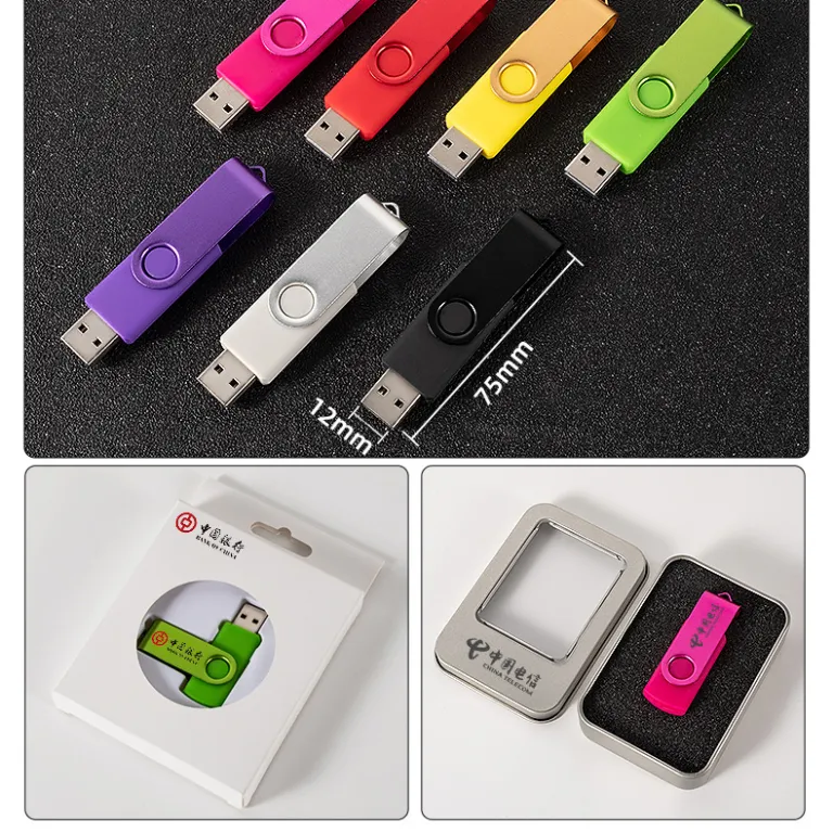 فلش مموری فلزی عمده 64G فلش چرخان usb32g فلش مموری صادراتی 16g ساخت فلش تبلیغاتی شرکتی 8G