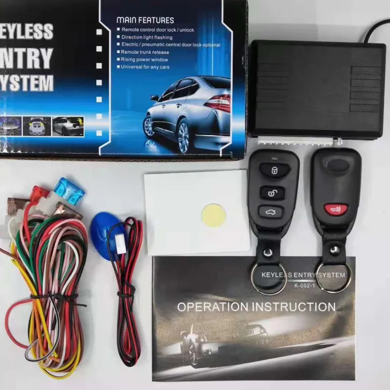 دزدگیر خودرو با ریموت کنترل قفل مرکزی و ورود بدون کلید Keyless