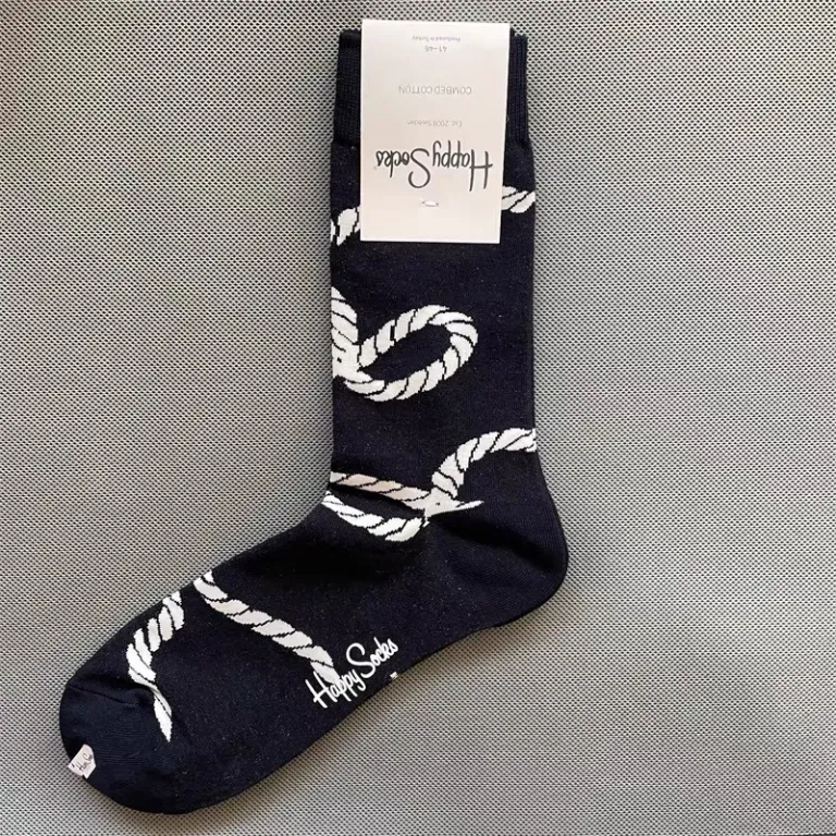 جوراب رنگی HappySocks مردانه طرح کارتونی فانتزی اینستاگرامی ساق‌متوسط بیرونی خیابانی