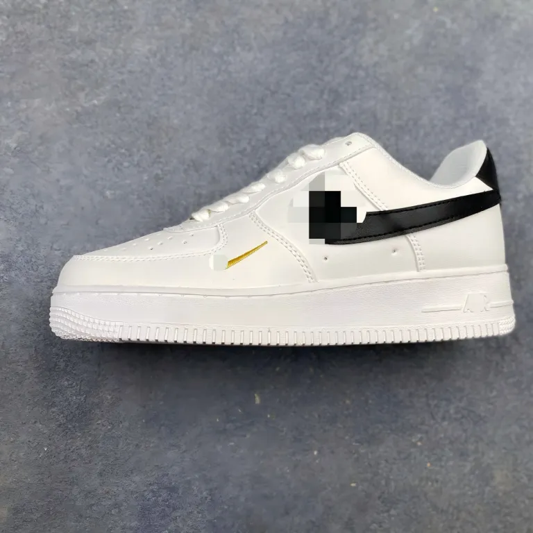 AF1‘07 کفش کتانی ساق کوتاه / کفش راحتی، دوخت لبه‌دار با جعبه اصلی و کفی هوا کامل
