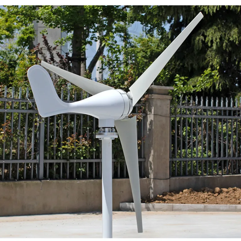 100w12v24v5/6 توربین بادی محور افقی کوچک با پره‌ها، توربین بادی wind turbine