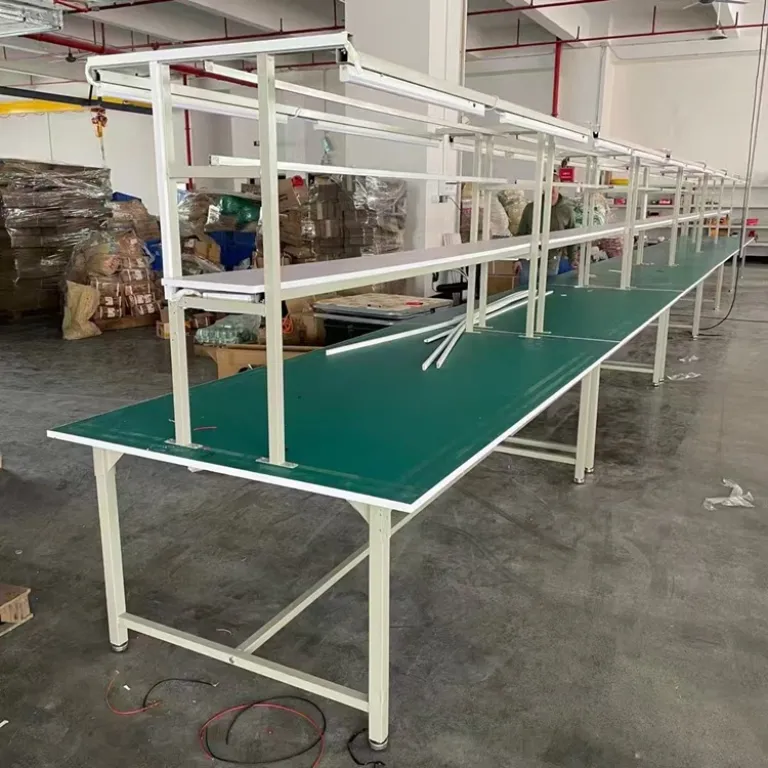 میز کار آنتیاستاتیک سنگین، میز کار پایدار، میز بستهبندی، میز عملیات با چراغ، میز تعمیرات، میز بازرسی خط تولید