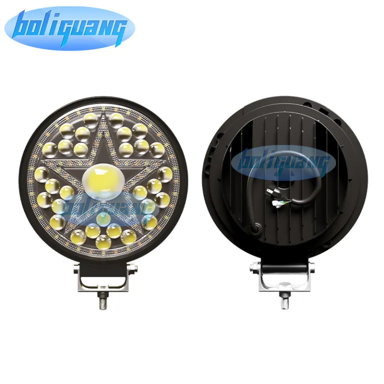 چراغ جلو LED گرد 7 اینچی جدید مناسب موتورسیکلت و خودروهای آفرود