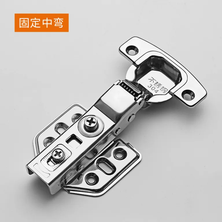 عرضه مستقیم کارخانه 304 استیل ضدزنگ 3.0 لولای هیدرولیک ضخیم با دمپر و بافر برای کابینت و کمد به همراه فنر