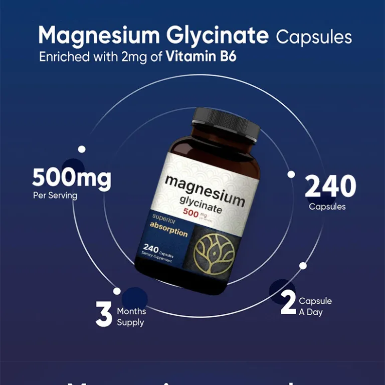کپسول مکمل ترکیبی منیزیم گلیسینات MAGNESIUM capsules آمازون TK موجودی کراس‌بوردر فرآوری‌شده