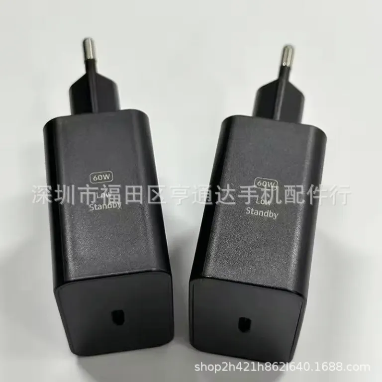 T6010 مناسب برای سامسونگ 60W شارژ سریع 3.0 آداپتور شارژ S26U/S25/S24 موبایل USB-C شارژر
