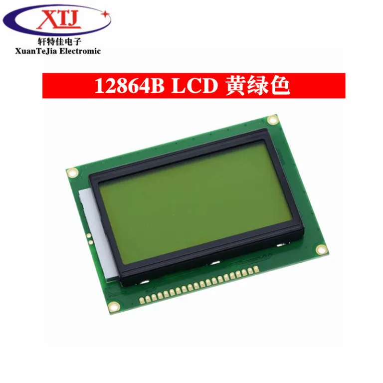 صفحه آبی/زرد-سبز 1602A/1604A/2004A/12864B صفحه LCD 5V با نور پس‌زمینه IIC