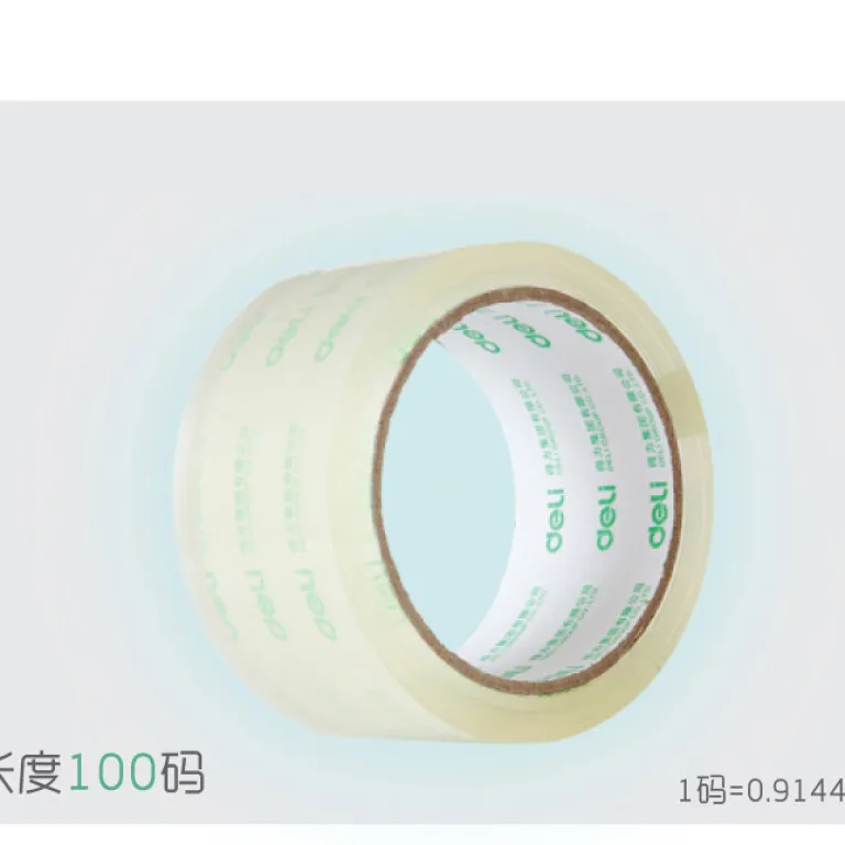 چسب نواری دلی عمده 100m انبار تجارت الکترونیک بسته‌بندی ارسال سریع بستن درب بسیار شفاف 45mm چسب نواری پهن سایز بزرگ 60mm