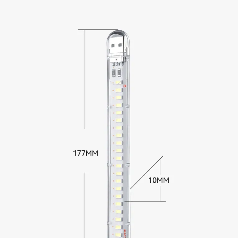 چراغ خواب USB 3LED با روشنایی بالا 8، چراغ USB 16، چراغ خواب 24، مناسب کمپینگ و خوابگاه دانشجویی