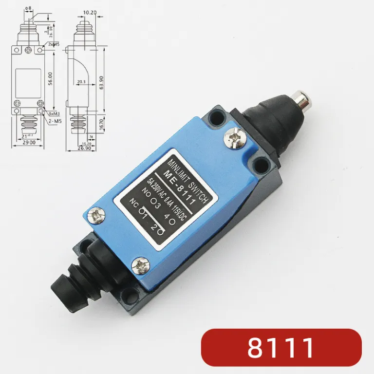 ME-8108 کلید محدودکننده خودبازگشت میکروسوئیچ تماسی محدودکننده TZ-8101 کلید مسیر
