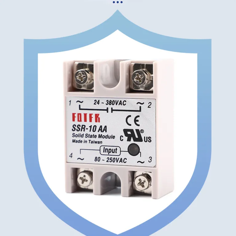 رله حالت جامد تک‌فاز کنترل AC SSR-10AA بدون کنتاکت SSR-40AA 25AA صادراتی