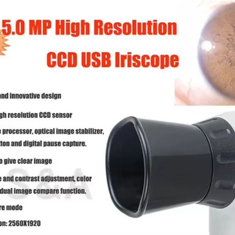 دستگاه ایریدولوژی قابل حمل 3D اسکنر بدن آنالایزر چشم پوست و مو 500X EH990U