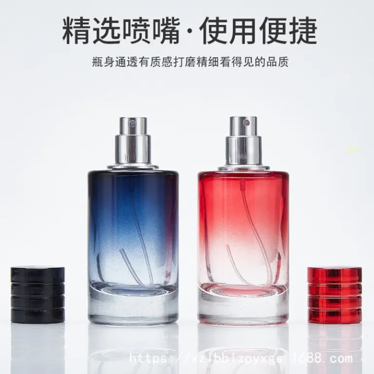 عمده موجودی آماده اسپری قابل حمل 20ml-100ml بطری تقسیم‌کننده عطر بطری عطر بطری اسپری مسافرتی بطری شیشه‌ای