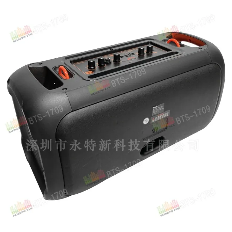 اسپیکر بلوتوثی قابل حمل بنددار BTS سری BTS-1709 دوگانه 6.5 اینچی عمده کارخانه KTS