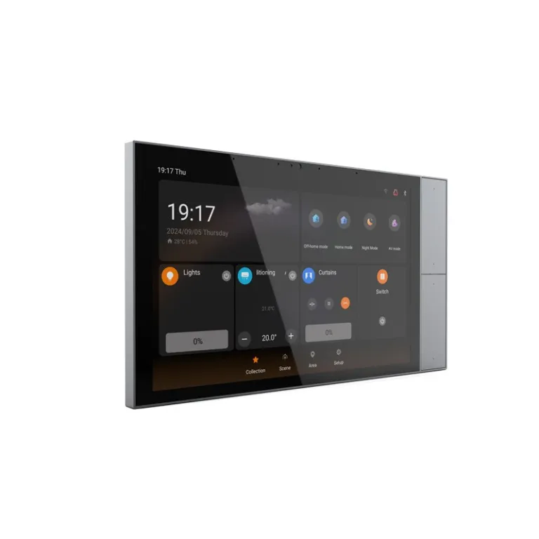 صفحه لمسی هوشمند KNX 10 اینچی با پشتیبانی از چندین سناریو و چندین دستگاه و تغذیه POE برای اتصال خانه هوشمند
