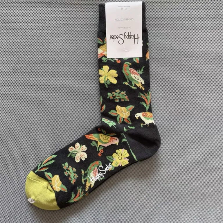 جوراب رنگی HappySocks مردانه طرح کارتونی فانتزی اینستاگرامی ساق‌متوسط بیرونی خیابانی