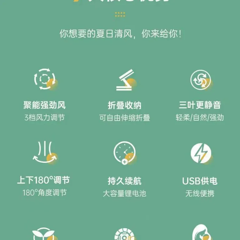 پنکه رومیزی تاشو قابل حمل با شارژ USB، پنکه کوچک خانگی و رومیزی، بدون پشتیبانی از باتری لیتیومی