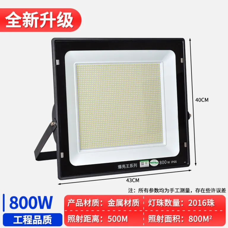 پروژکتور LED یامینگ ضدآب برای فضای باز، محوطه کارگاهی، حیاط و روشنایی پروژه‌های ساختمانی