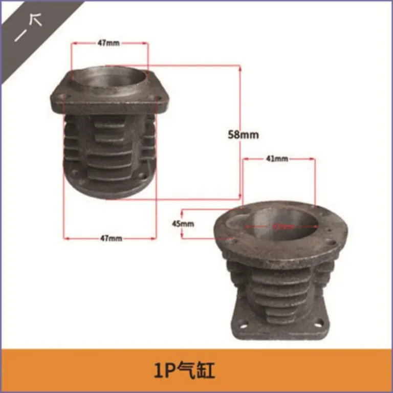 سرسیلندر کمپرسور هوا بارما کوپل مستقیم 424748، بدنه سیلندر و بوش 1P3P5P دافنگ 0.36/806590