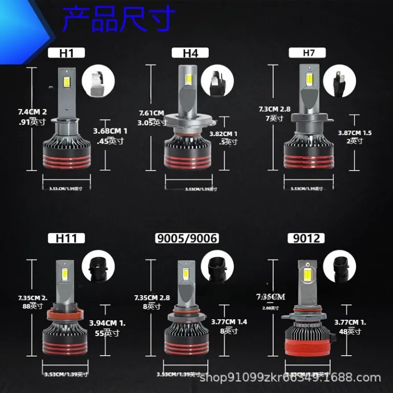 لامپ LED خودرو مدل M8Pro 6000k فوق پرنور و متمرکز h7 h4h11 ارسال مستقیم از تولیدکننده