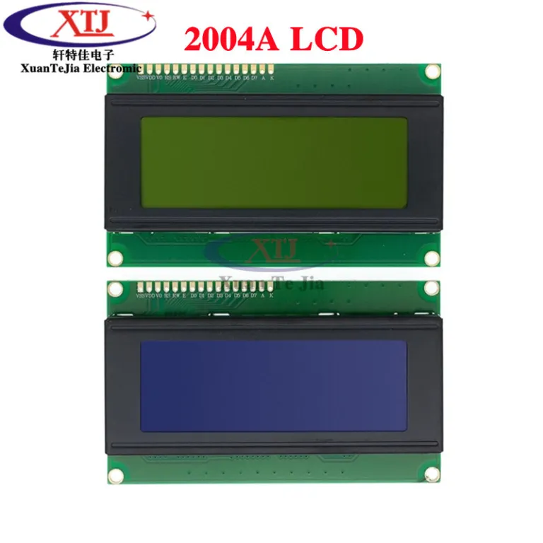صفحه آبی/زرد-سبز 1602A/1604A/2004A/12864B صفحه LCD 5V با نور پس‌زمینه IIC