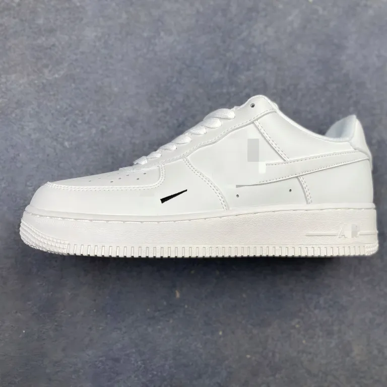 AF1‘07 کفش کتانی ساق کوتاه / کفش راحتی، دوخت لبه‌دار با جعبه اصلی و کفی هوا کامل