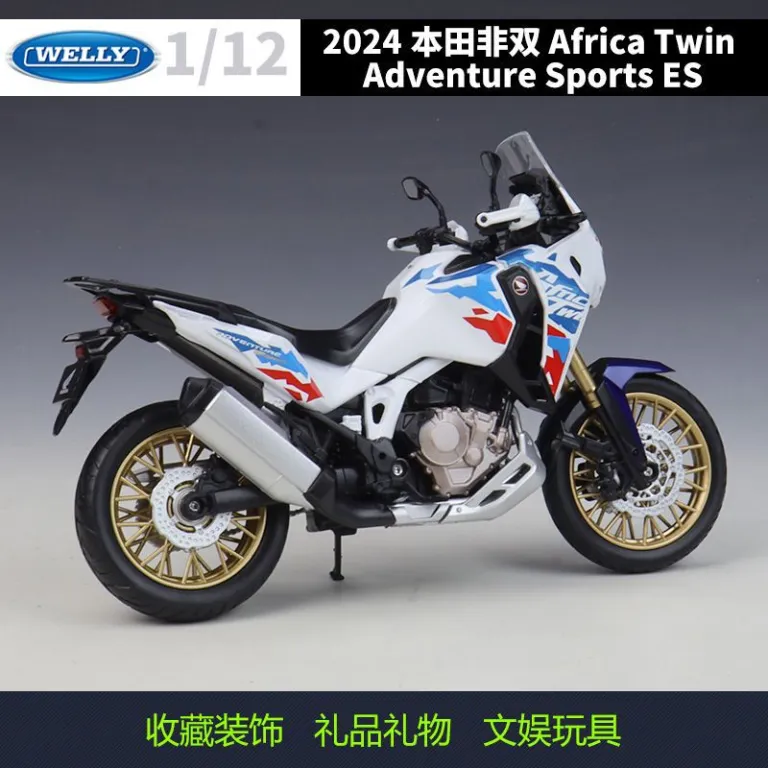 WELLY 1:12 مدل موتورسیکلت آلیاژی شبیه‌سازی شده هوندا Africa Twin Adventure