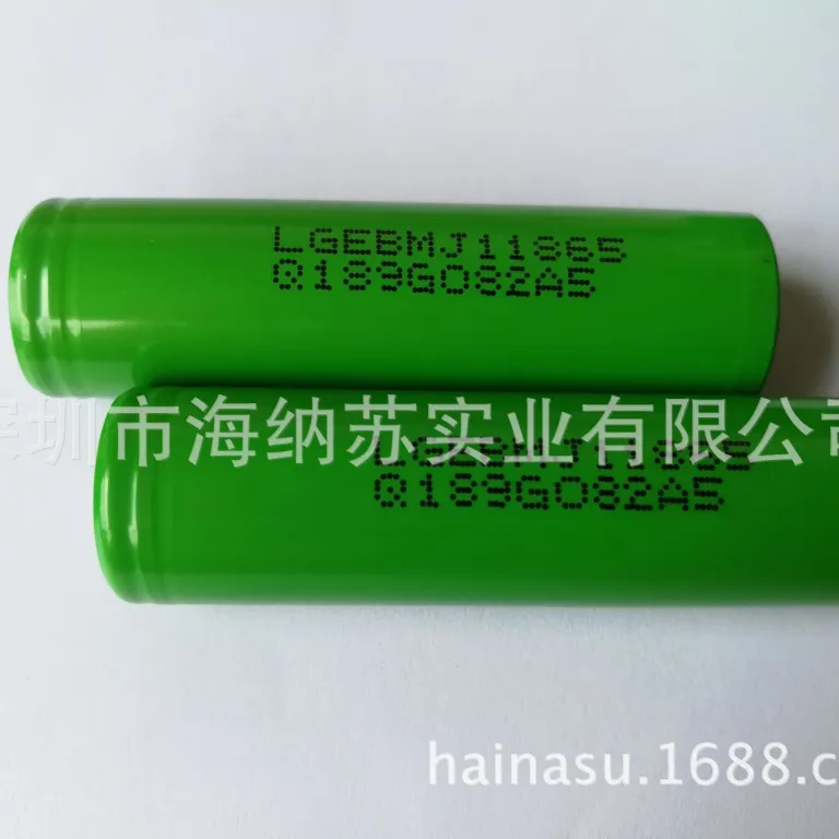 باتری لیتیوم یونی نو اورجینال ال‌جی 18650 MJ1 3500mAh با دشارژ پیوسته 10A مناسب مدل‌های هوایی