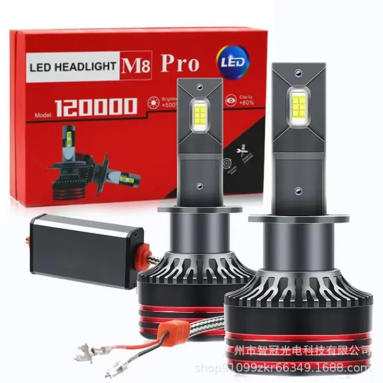 لامپ LED خودرو مدل M8Pro 6000k فوق پرنور و متمرکز h7 h4h11 ارسال مستقیم از تولیدکننده