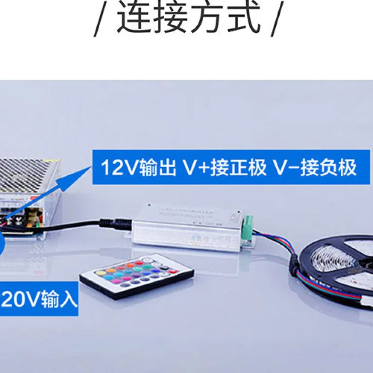 نوار LED چهارکاره RGBW 24v کم‌ولتاژ 120 مهره در متر، مناسب دکوراسیون بار و KTV، نوار 3535
