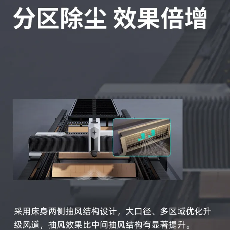 دستگاه برش لیزری فلز 6000w دستگاه برش لیزری فیبر نوری ورق، دستگاه CNC یکپارچه برش ورق و لوله استیل ضدزنگ