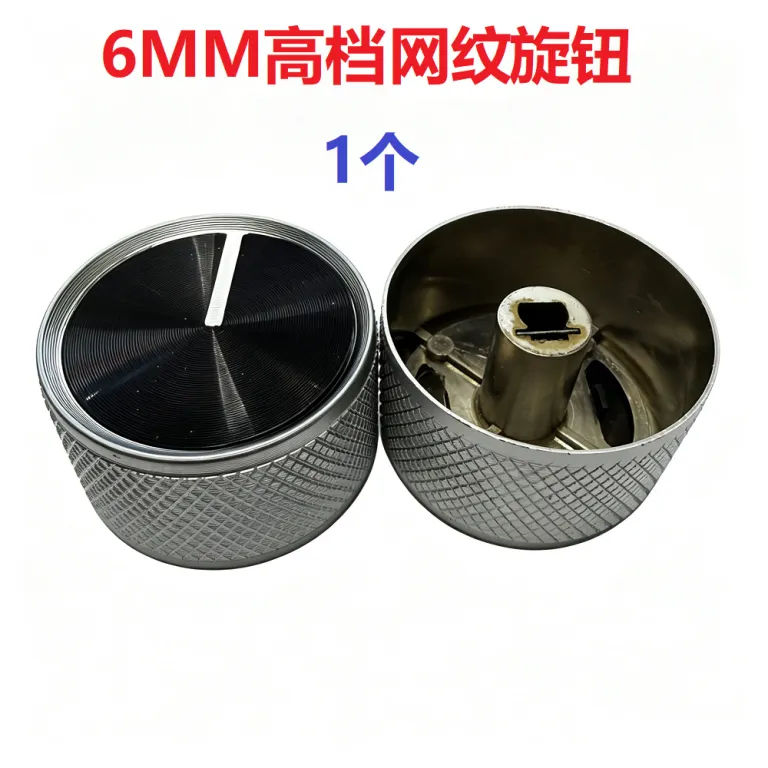 دسته فلزی طرح بافت آلیاژ روی-آلومینیوم سوراخ 6mm دسته لوکس اجاق گاز قطعات یدکی شیر کنترل