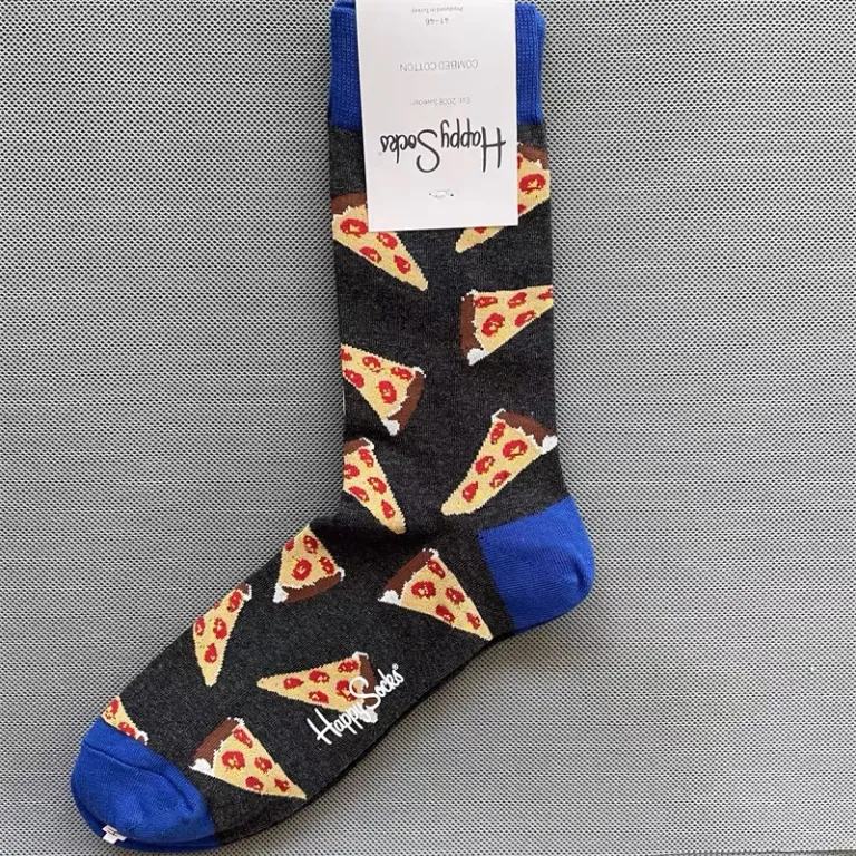 جوراب رنگی HappySocks مردانه طرح کارتونی فانتزی اینستاگرامی ساق‌متوسط بیرونی خیابانی