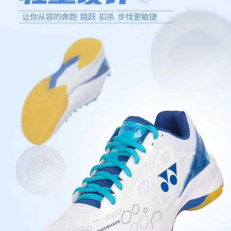 کفش بدمینتون یونکس YONEX مدل yy زنانه و مردانه، کفش ورزشی تمرینی و مسابقهای با تهویه هوا و ضربهگیری